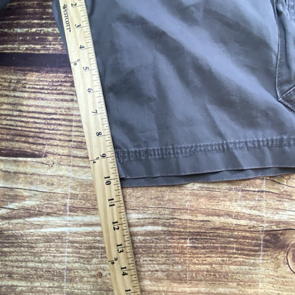 Y2K Unionbay Men's Cargo Shorts Size 46 Gray Stretch Cotton Hiking Casual Skate - Picture 8 of 10